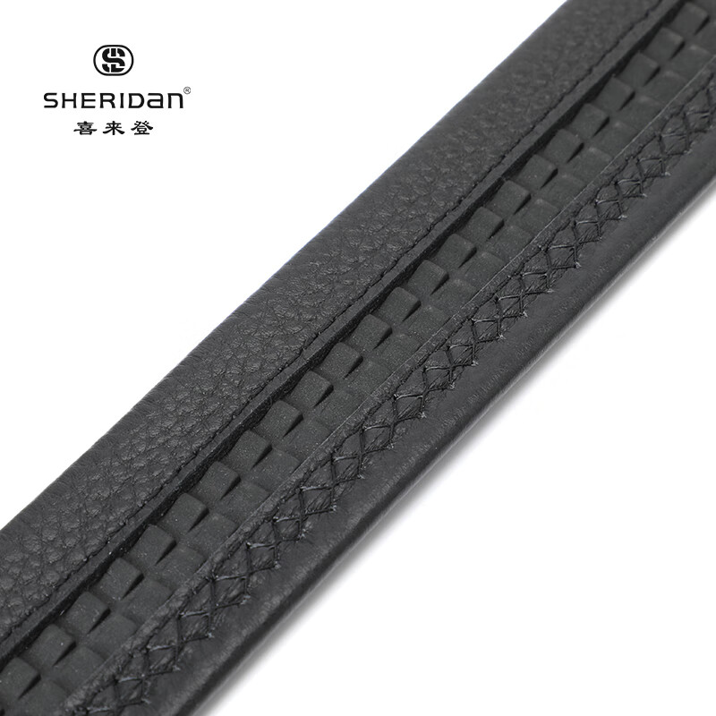 喜来登(SHERIDAN)男士皮带 商务潮流头层牛皮中青年自动扣休闲裤袋礼盒装NL210352S NL210352S