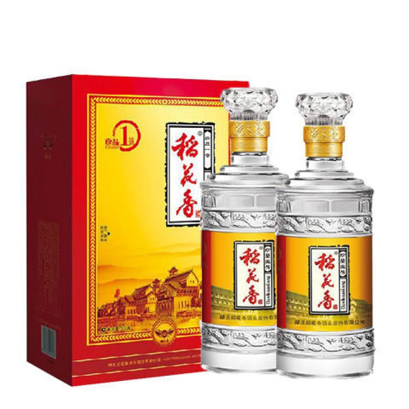 稻花香珍品一号42度500mlx2瓶浓香型白酒湖北特产宴席礼品 500mlx2瓶