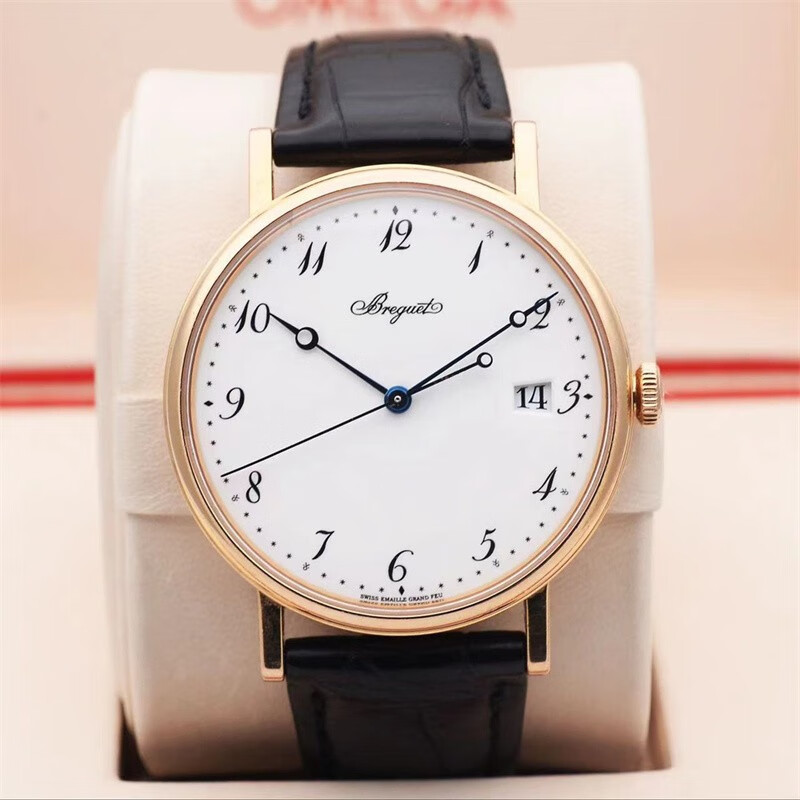 【二手95新】宝玑男表经典系列自动机械18k黄金5177ba日历38mm瑞士