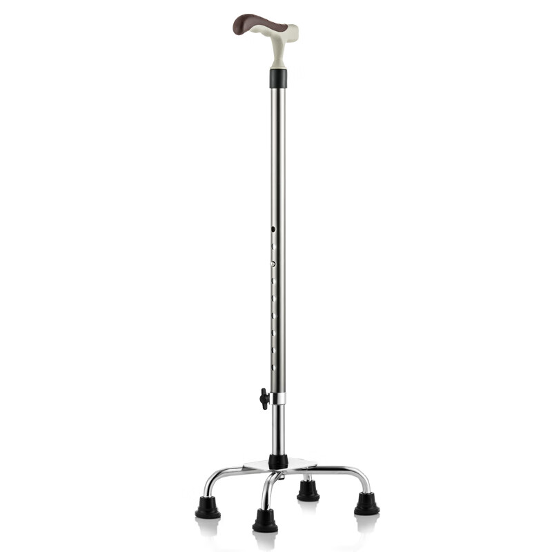 拐杖拐棍老人手杖四脚防滑老年凳康复器材助行器yu852 yu852拐杖 设计