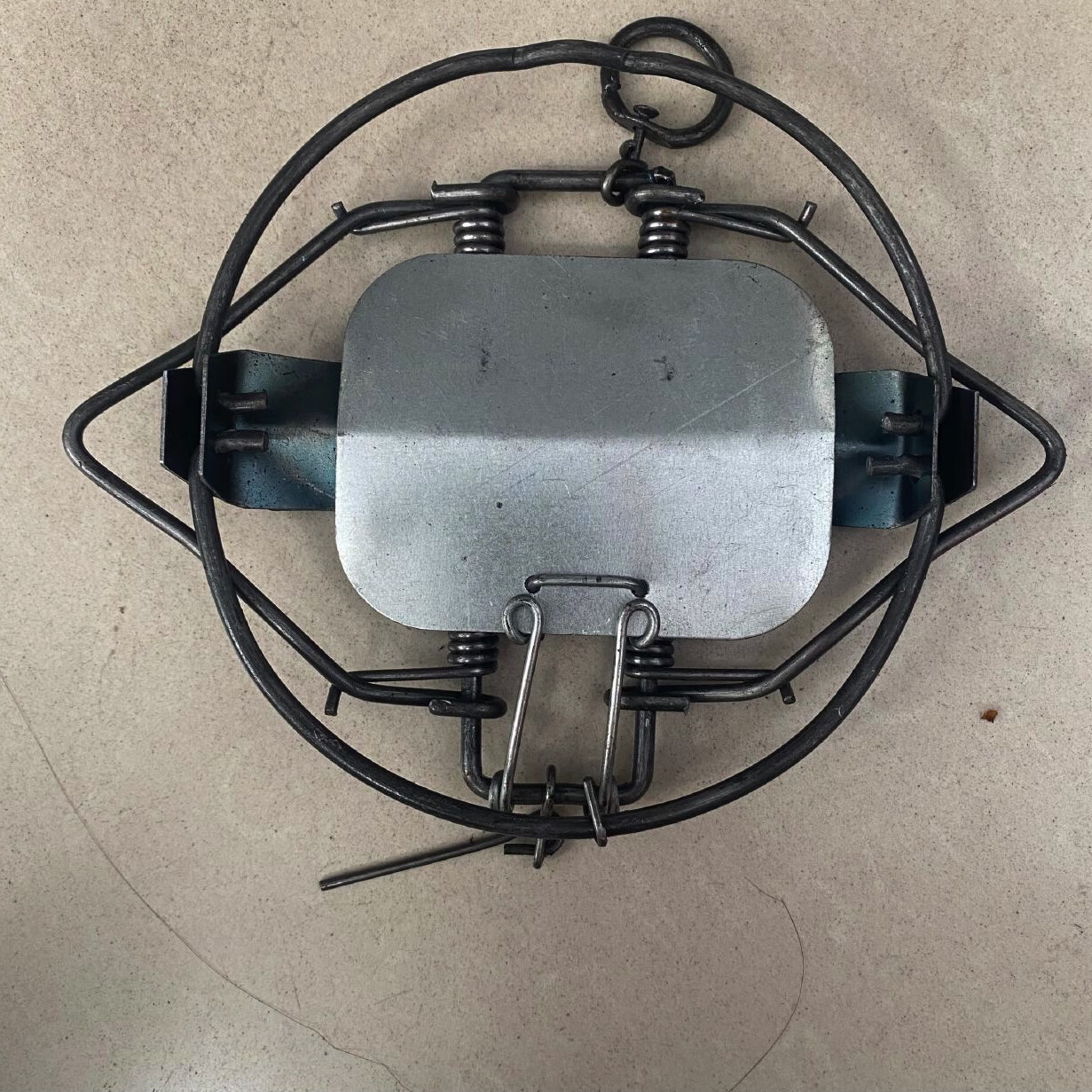 老鼠夹家用老式圆形老鼠夹子灭鼠器老鼠夹子全自动一窝端收老鼠 5个