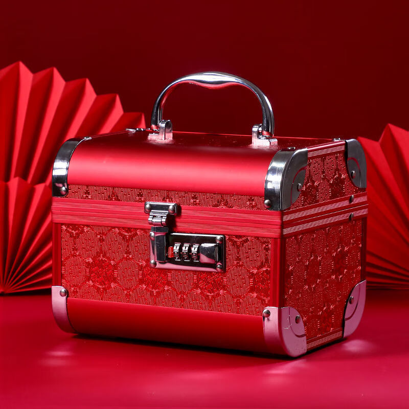 【精选直发】铝合金首饰盒结婚礼物创意现代手饰盒新娘饰品收纳盒梳妆