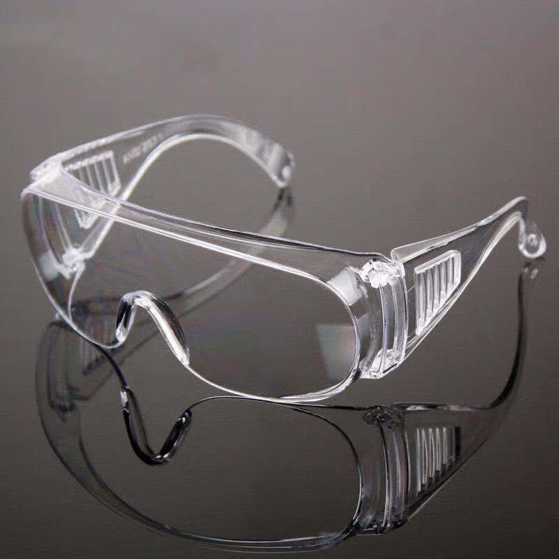 护目镜防风沙防尘防冲击男女骑行防飞溅打磨防护眼镜透明平光镜 透明护目镜1个装