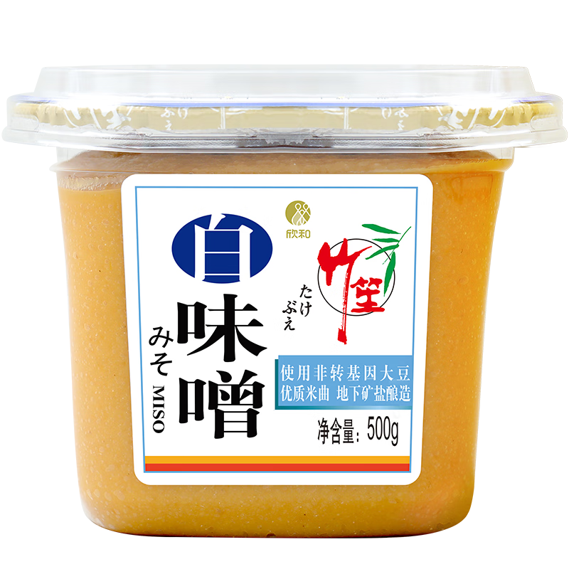 Shinho 欣和 日式酱 竹笙白味噌 大酱汤 火锅调料500g 0%添加防腐剂