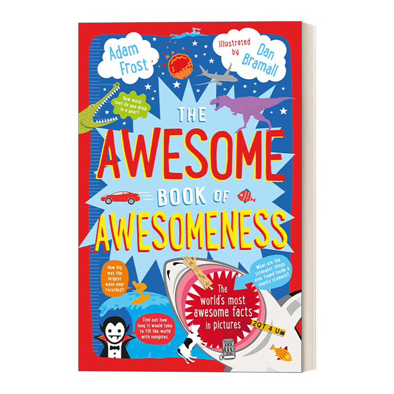 英文原版 精彩之书 少儿科普 the awesome book of awesomeness 英文