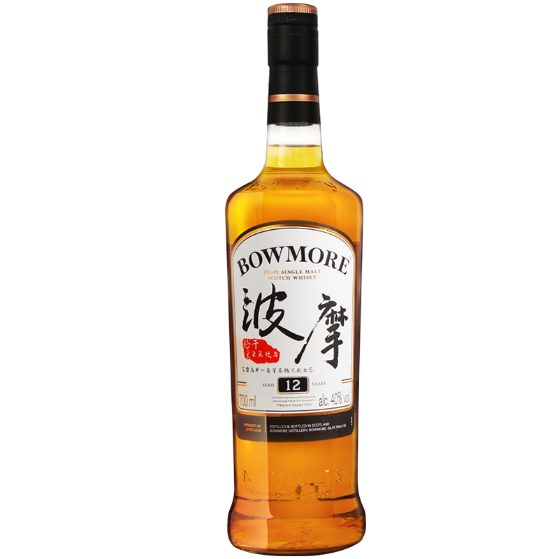 BOWMORE 波摩 12年 单一麦芽苏格兰威士忌 40%vol 700ml
