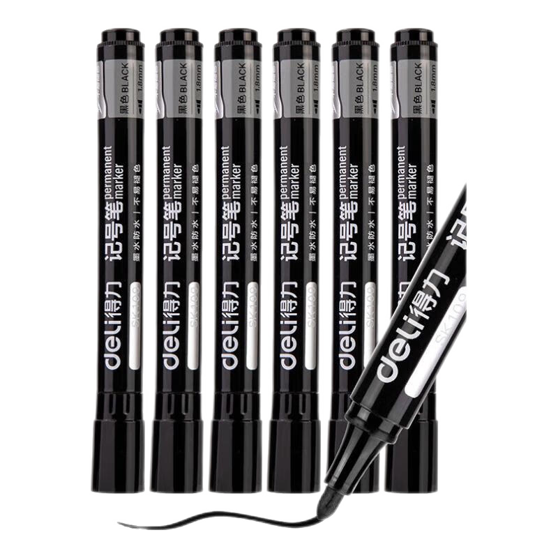 ���ڲ�����������deli���Ǻűʷ�ˮ���Ͳ���ɫ��ͷ�ʴ�ͷ���ر�ϩ���˱ʹ��߱�����ר�����Դ�ͷ���ٸɿ��ˮ�� ��������ɫ10֧װ