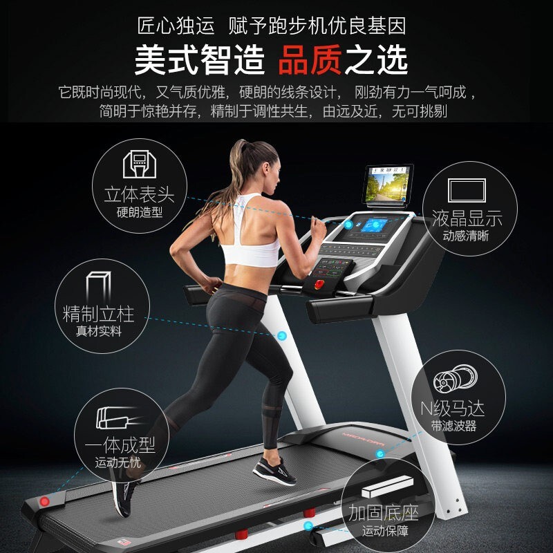 跑步机美国爱康家用跑步机家用健身器材可折叠PETL59817哪款性价比更好,性能评测？