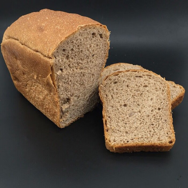 VAKADA 俄罗斯全麦大列巴面包500g 黑麦粗粮营养饱腹早餐无糖无油吐司 黑列巴一个(510g)