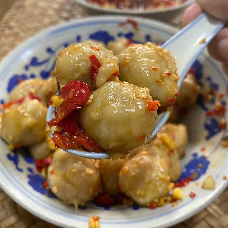 肉撮小吃客家猪肉圆子客家特产美食真空包装 【新鲜现做】大肉丸1000g