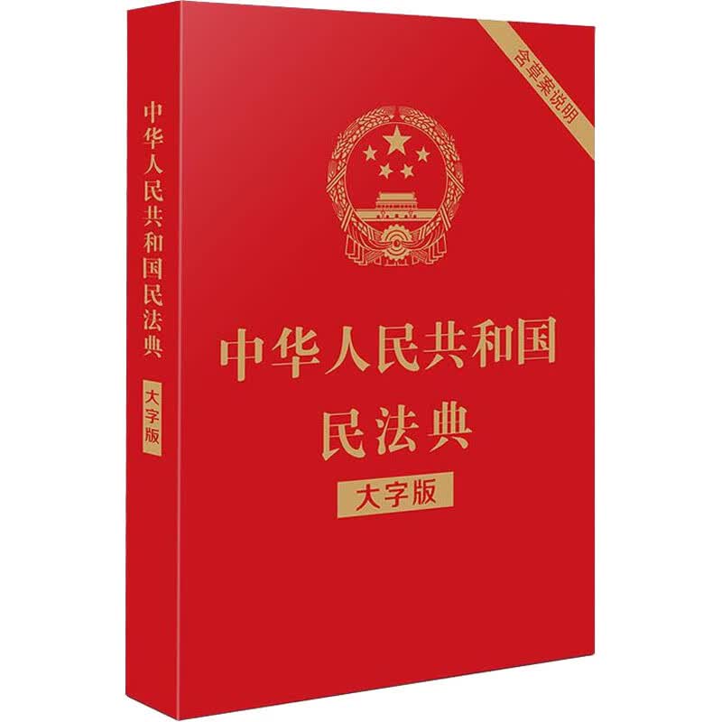 中华人民共和国民法典 含草案说明 大字版