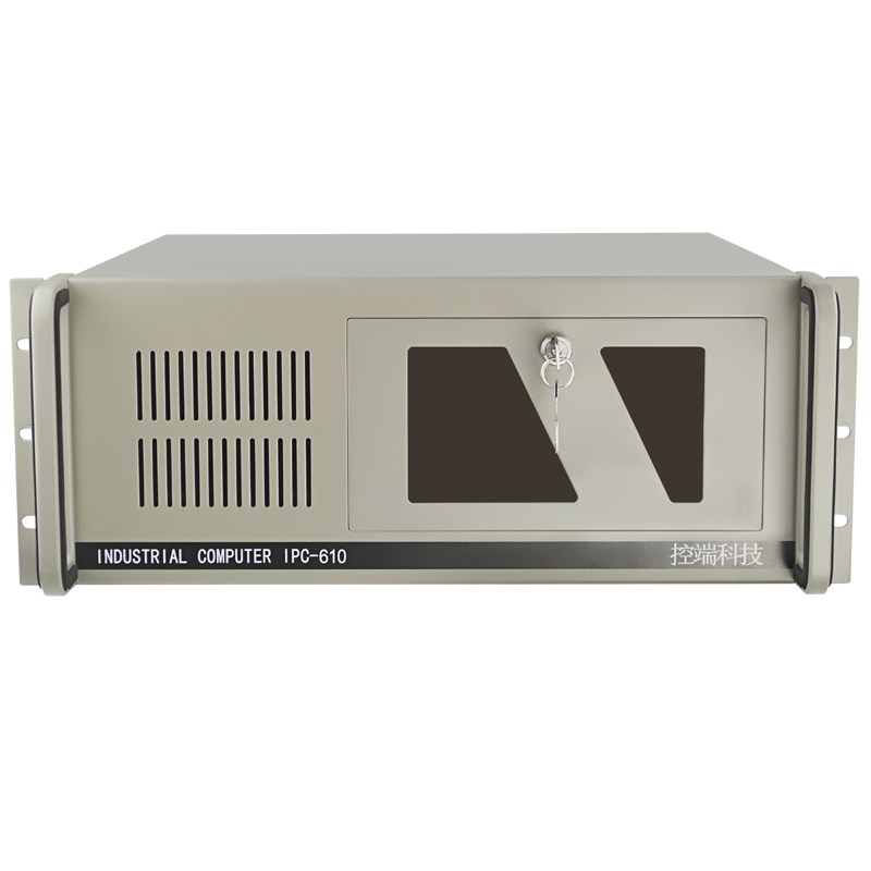 adipcom控端IPC-610工控机酷睿3代兼研华工业电脑服务器电脑主机 G2120 双核 3.1GHZ 4G内存/500G 硬盘/鼠键