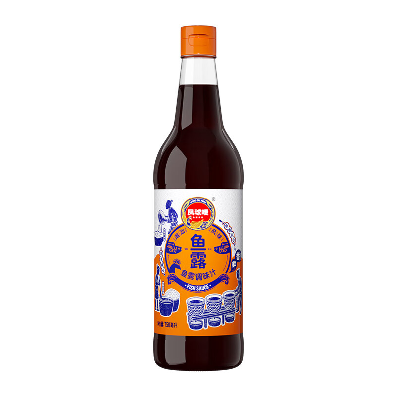 凤球唛潮汕鱼露750ml鱼酱油潮汕风味冬阴功增香提鲜 辣白泡菜调味料