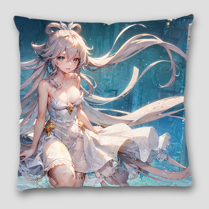洛天依抱枕 方形成人可定制卧室床头二次元手办玩偶动漫靠垫 洛天依3