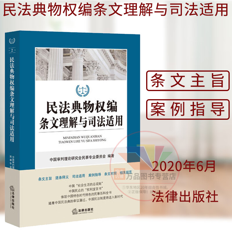 现货2020民法典司法解释民法典物权编条文理解与司法适用全国两会新修订民法典物权编条文主