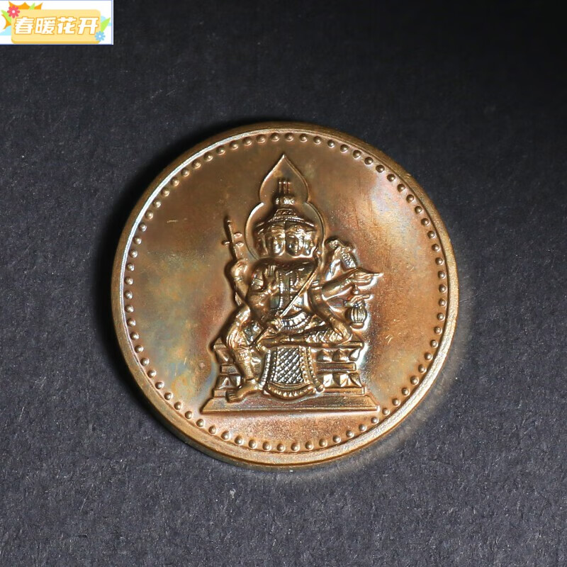 环宛520礼物泰国佛牌 龙婆禅南 四面佛 银壳 亚克力壳项链吊坠男女挂