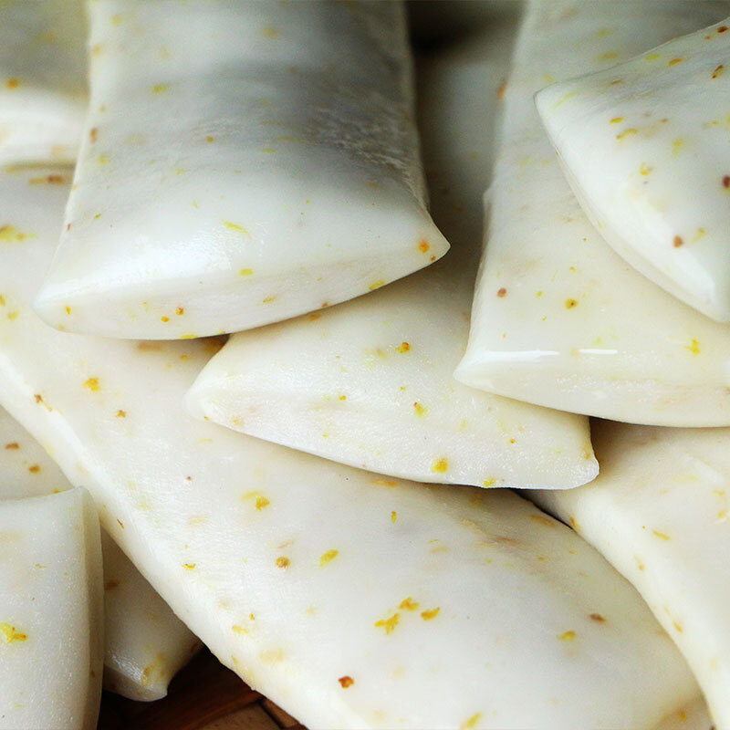 虎钢馋浙江宁波特产即食水磨炒桂花年糕500g地方特产小吃