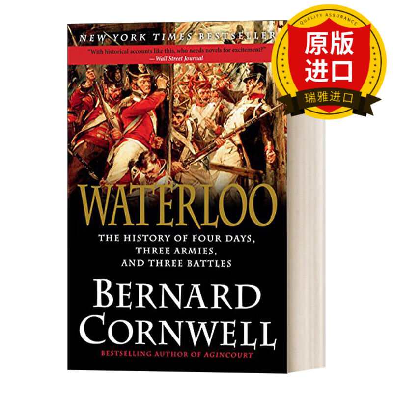 waterloo 滑铁卢 四天,三支大军和三场战役的历史 瑞雅进口原版