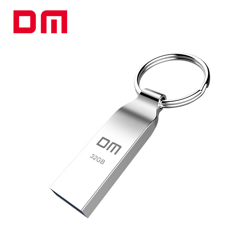 大迈（DM) 32GB USB3.0 U盘 小风铃PD076-3.0系列 金属防水防震电脑u盘车载优盘