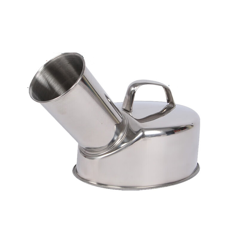 不锈钢加厚大便器   男女接尿壶 接尿器 便盆导尿器 尿桶 尿壶