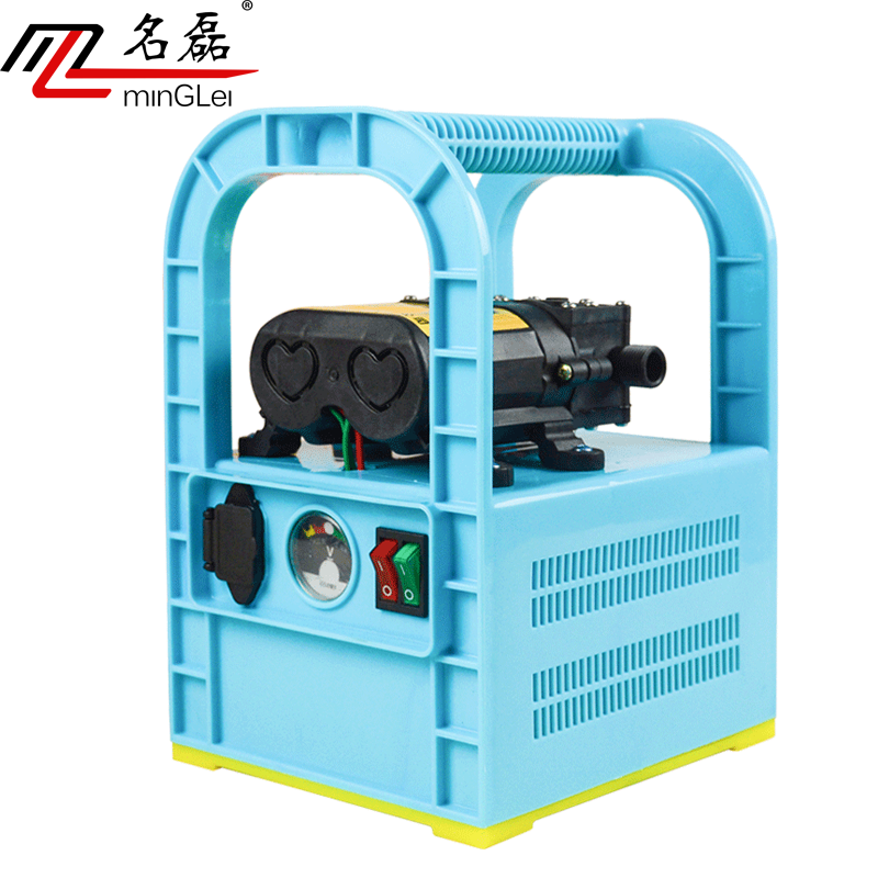 名磊充电水泵家用浇菜水泵农用抽水泵 充电式双核清洗机-天能电池（30米管）