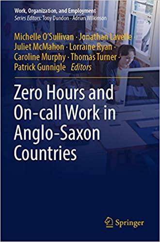 预订 zero hours and on-call work in anglo-saxon countries