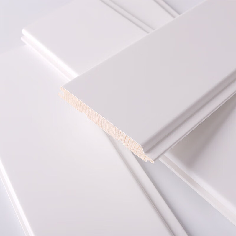 施韵令实木墙裙板幼儿园扣板免漆阁楼吊顶桑拿板白色护墙板 68%客户