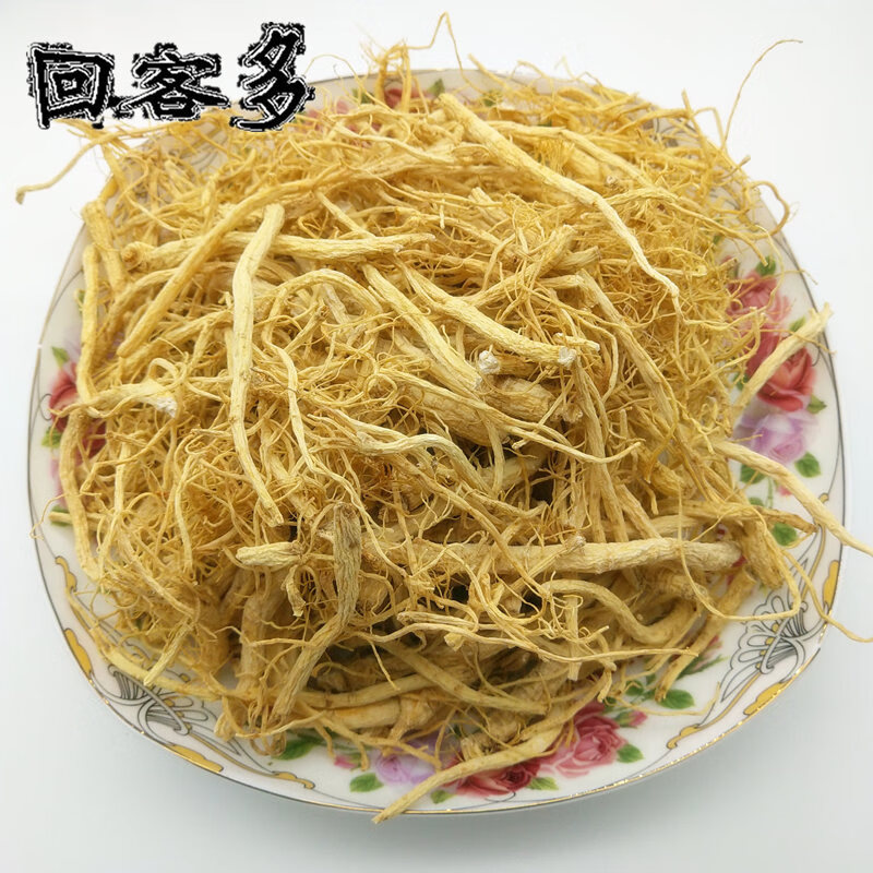 500克新鲜人参须生晒参长白山野山参白参干人叁人参片花高丽参须 500g