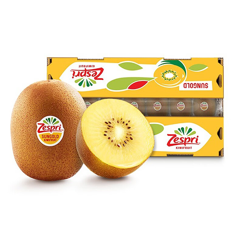 佳沛（zespri）佳沛奇异果3kg 阳光金果【JD-顺丰送货上门】 新西兰佳沛猕猴桃 【推荐】12枚【单果88-100g】 【佳沛金果】