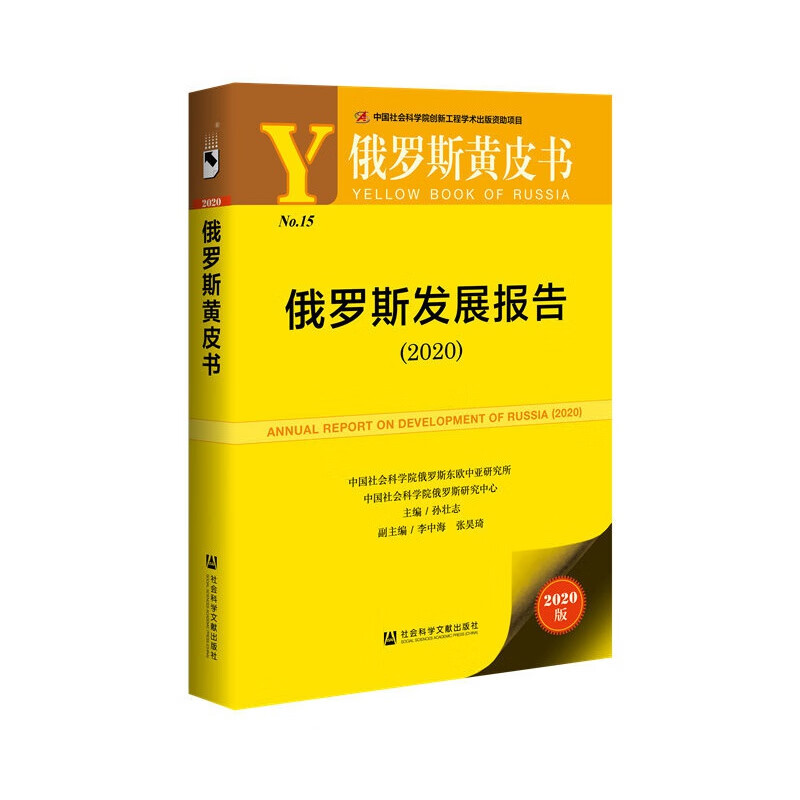 俄罗斯黄皮书：俄罗斯发展报告(2020)