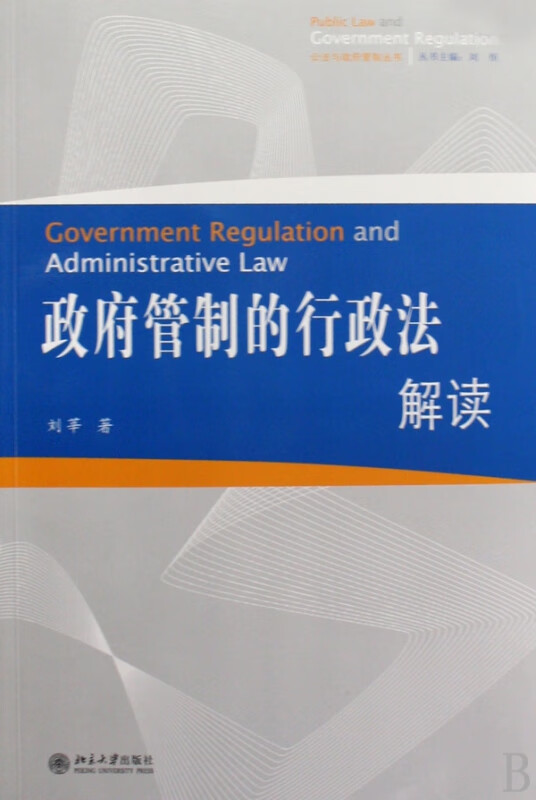 政府管制的行政法解读/公法与政府管制丛书
