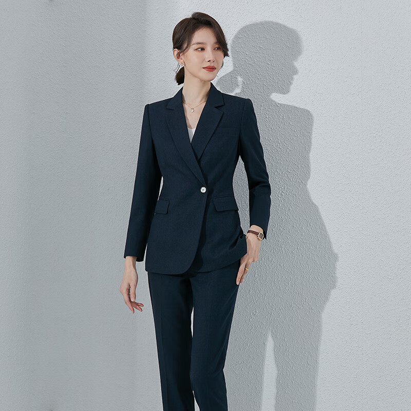 (jianenni)西装套装女秋冬时尚气质酒店经理高端定制正装女西服职业装