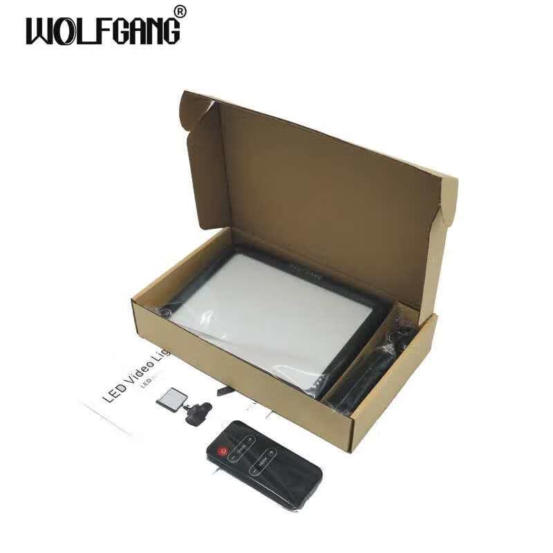 沃尔夫冈(WOLFGANG)便携式摄影灯LED补光灯手持迷你口袋柔光灯VOLG适用于拍照单反相机直播支架闪光灯三脚架 【BGD066可遥控】 标配