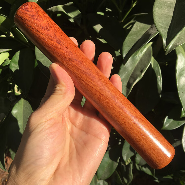 雅空红木擀面杖实木家用大号小号花梨木果紫檀烘焙工具擀面条防身