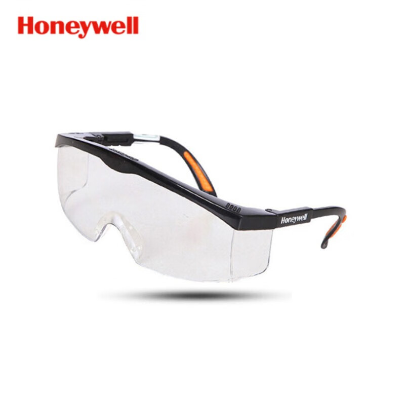 霍尼韦尔（honeywell）护目镜100110 S200A 透明镜片/黑色镜框/防雾眼镜/防冲击/劳保眼镜/防飞溅 黑 均码