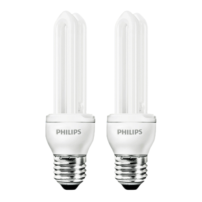 �����֣�PHILIPS��2U����ɫ���ܵ�������E27���ݿڼ�������U�ͳ����չ�ƹ� ��E27-2U��14W-�׹�6500K16.7Ԫ