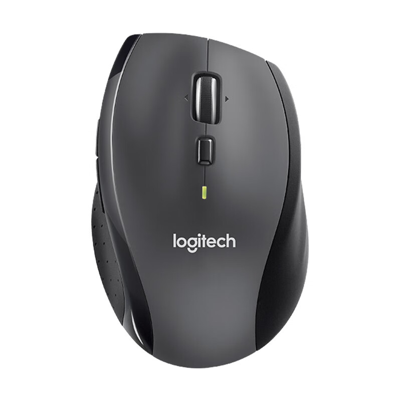 罗技Logitech  M705 无线激光鼠标 笔记本电脑台式机一体机鼠标 家用商务办公省电右手鼠标 灰色 1个