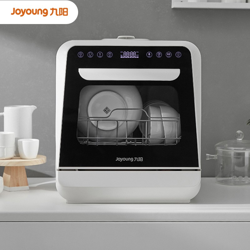 九阳（Joyoung）洗碗机家用免安装台式刷碗机 智能烘干高温除菌果蔬洗 6-8人X1