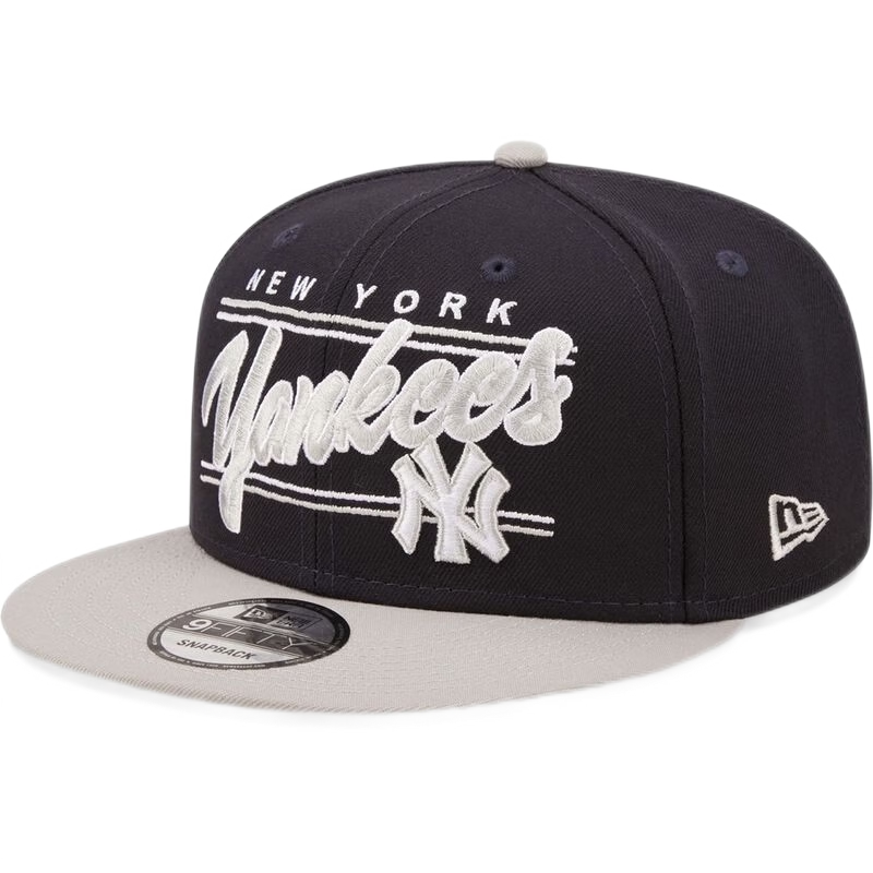 MLB男女棒球帽紐約洋基隊(duì)New Era藍(lán)色9FIFTY后扣帽可調(diào)節(jié)遮陽 single 1 OSFA