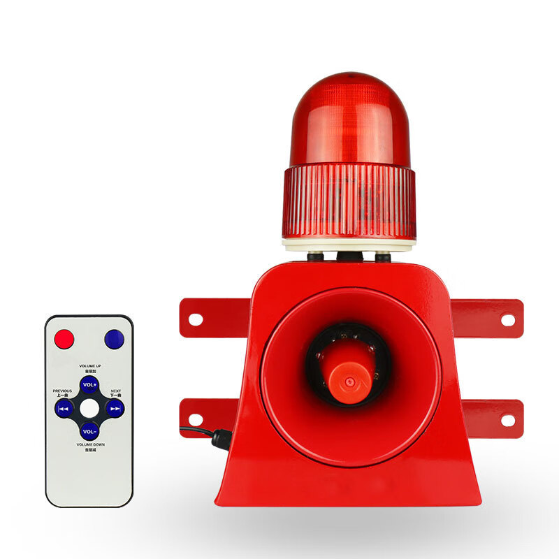 工业级声光报警器警示灯行车叉车工厂语音报警喇叭 通电即响-dc24v