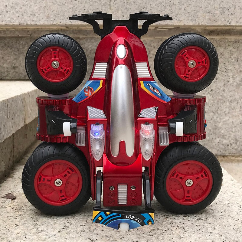 极速之星遥控汽车儿童遥控特技变形翻斗车漂移赛车玩具车模4-6-14岁