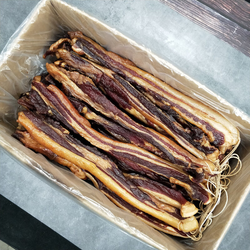 乐佳萱5斤装金色腊肉生晒豉味广式五花腊肉广东腊肉广味腊味煲仔h 五