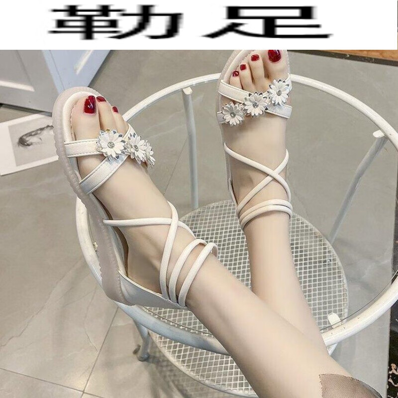 勒足高中女生青少年凉鞋初中生女夏季14女孩韩版13学生中大童15岁夏天
