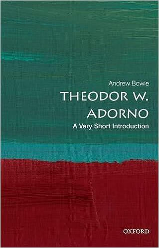 预订 西奥多·阿多诺:牛津通识读本 theodor w.