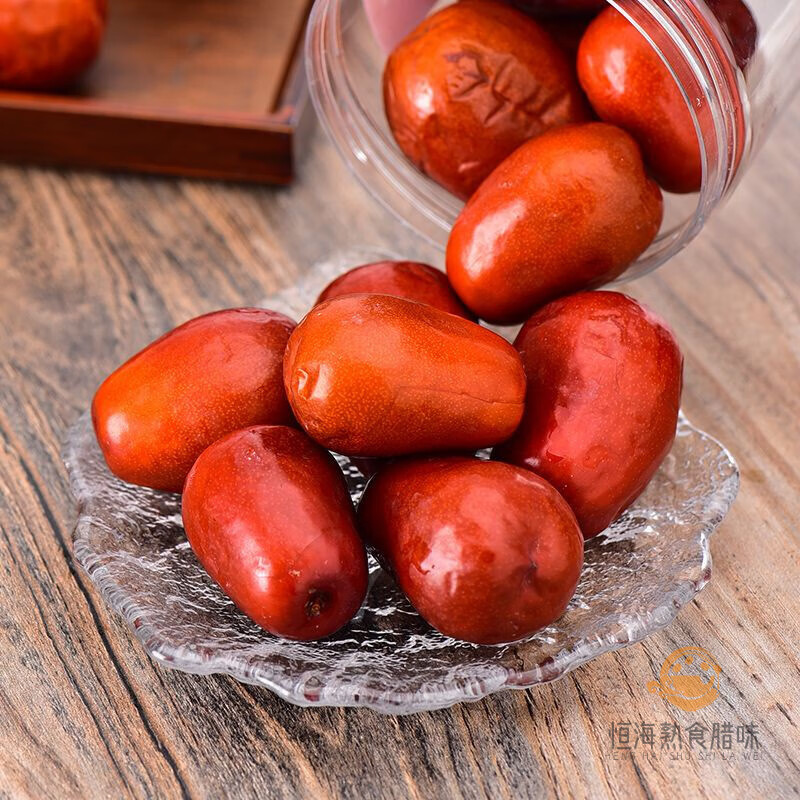 痴宴优选糖心酒枣500g桶装灌装醉枣新疆大红枣山西特产酒枣 醉枣(500g