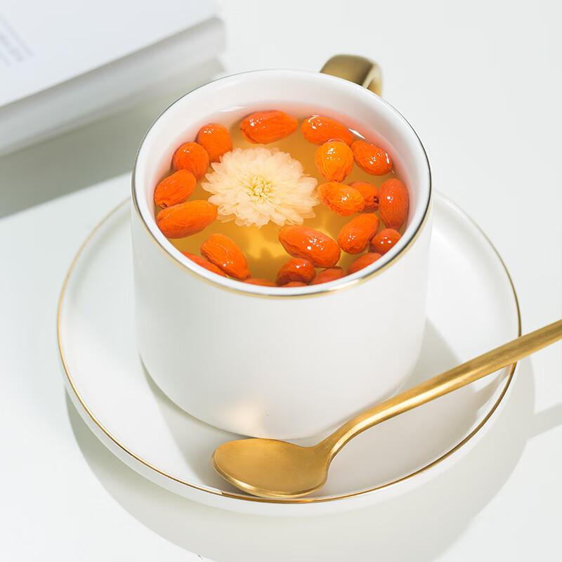 润德庄园宁夏印象杞庄有机枸杞干果礼盒特级免洗无硫熏枸杞320g 送礼礼盒