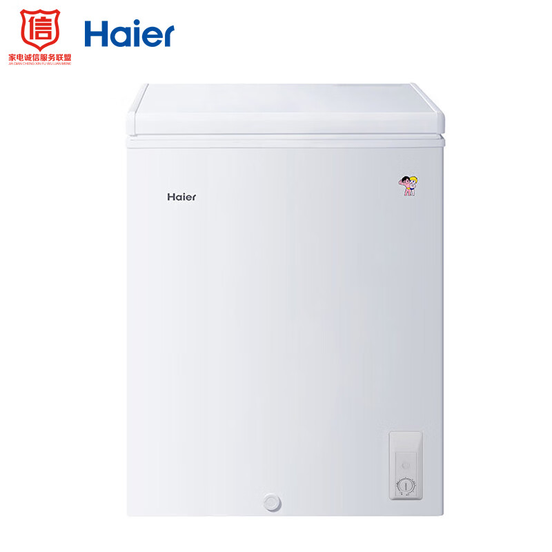 海尔 Haier 143升家用冰柜冷藏冷冻转换冷柜 节能单温冰箱 BC/BD-143HDB