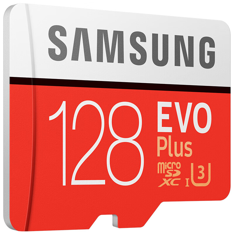 三星（SAMSUNG）128GB TF（MicroSD）存储卡 4K U3 C10 EVO升级版+  读速100MB/s  支持4K 高速内存卡