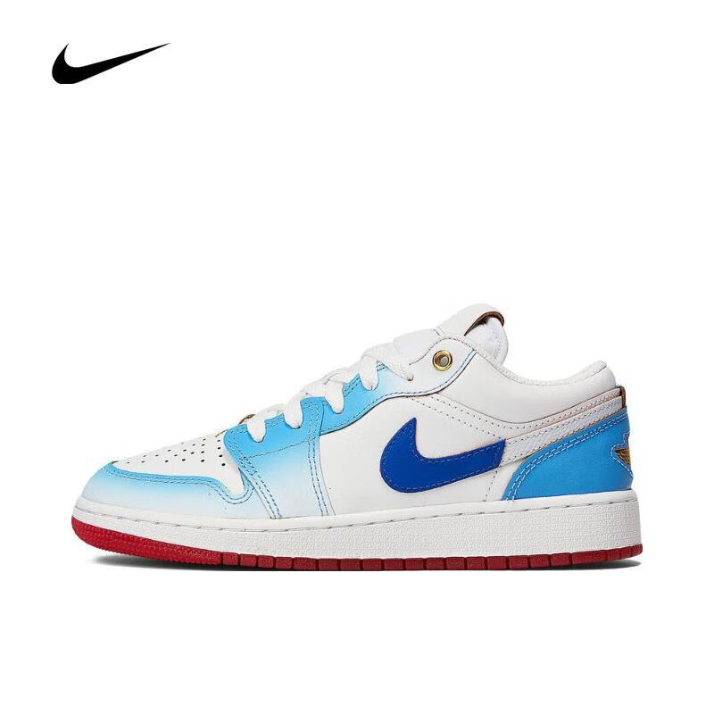 NIKE（滔搏运动）耐克男大童AIR JORDAN 1 LOW SE BG CN篮球鞋 FN8895-141 36.5