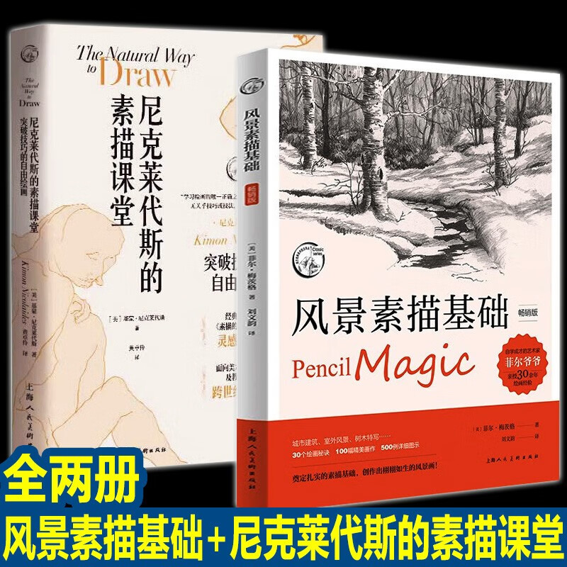 【良心商家】风景素描基础+西方经典美术技